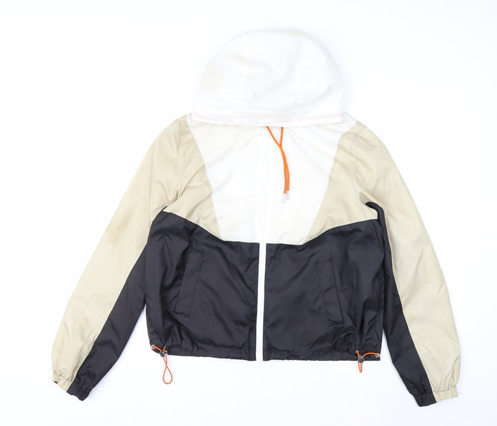 H&M Divided Mens Multicoloured S Windbreaker Hooded Jacket
