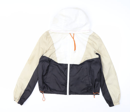 H&M Divided Mens Multicoloured S Windbreaker Hooded Jacket