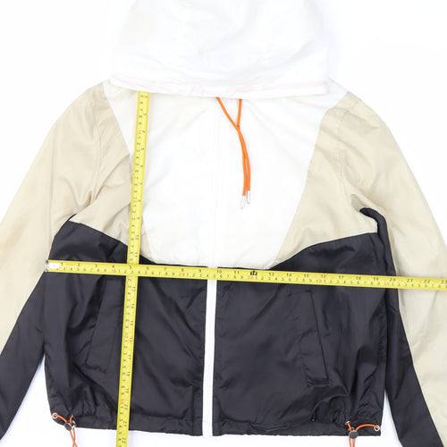 H&M Divided Mens Multicoloured S Windbreaker Hooded Jacket