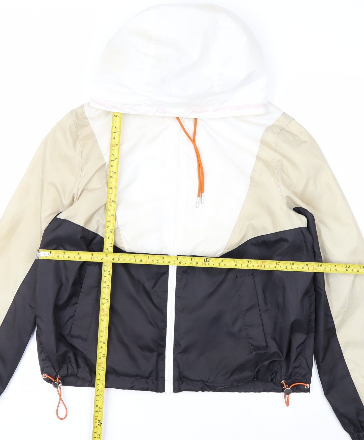 H&M Divided Mens Multicoloured S Windbreaker Hooded Jacket