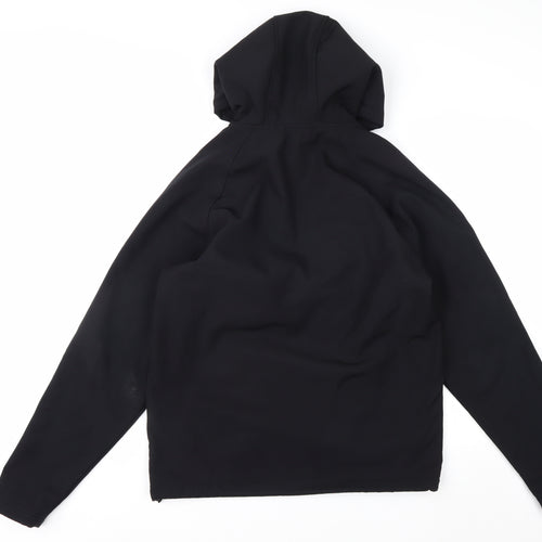 New Balance Men's Black Softshell Hooded Puffer Jacket Size S