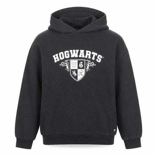 Harry Potter Boys Black Hogwarts Pullover Hoodie 10-11 Years