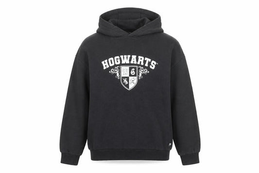 Harry Potter Boys Black Hogwarts Pullover Hoodie 10-11 Years