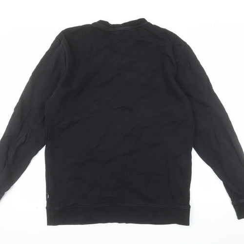 Vans Men’s Black Crew Neck Pullover Sweatshirt Size L Graphic Print