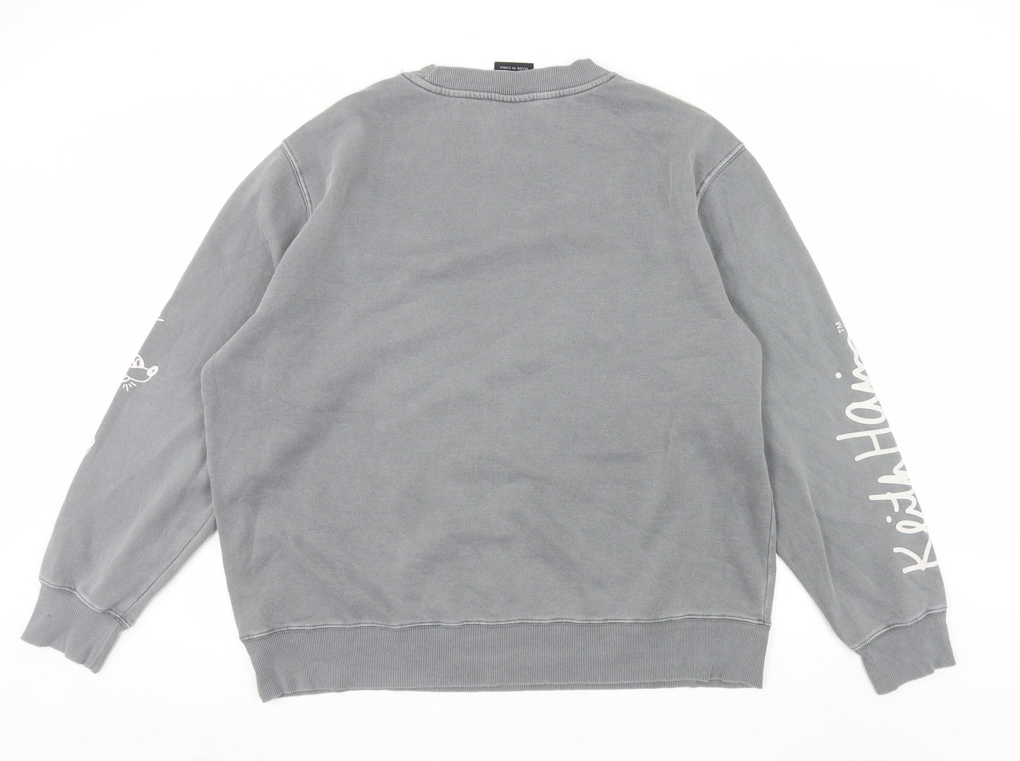 Disney x Keith Haring Men's Grey Mickey Mouse XL Sweatshirt