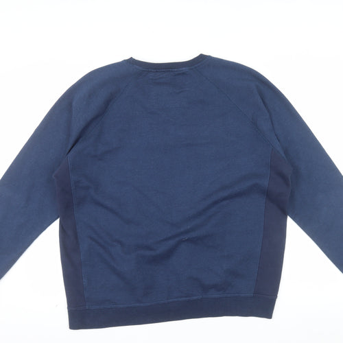 Racing Green Men's Blue XL Pullover Sweatshirt Cotton Blend