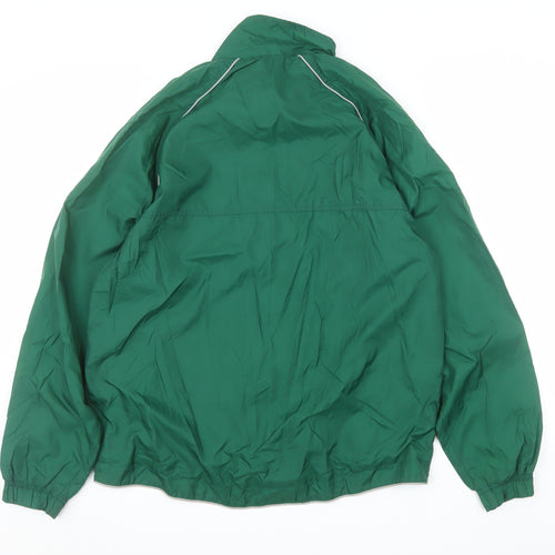 Reebok Men’s Green Windbreaker Jacket Size M UPEI Soccer Full Zip