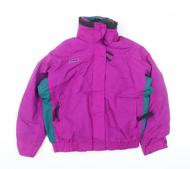 Columbia Women’s Purple Ski Jacket M Retro Bugaboo Waterproof Winter Coat