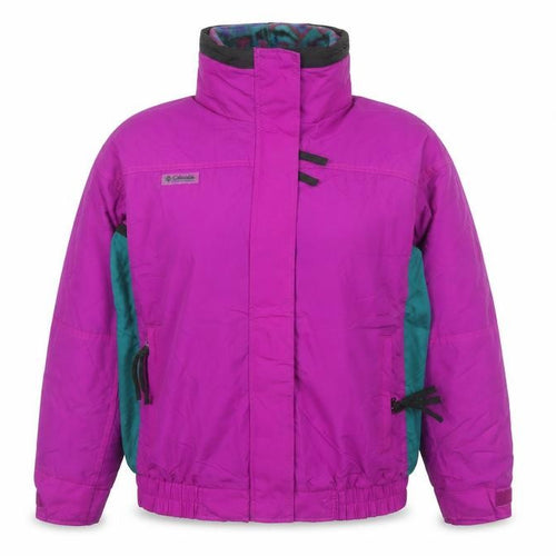 Columbia Women’s Purple Ski Jacket M Retro Bugaboo Waterproof Winter Coat