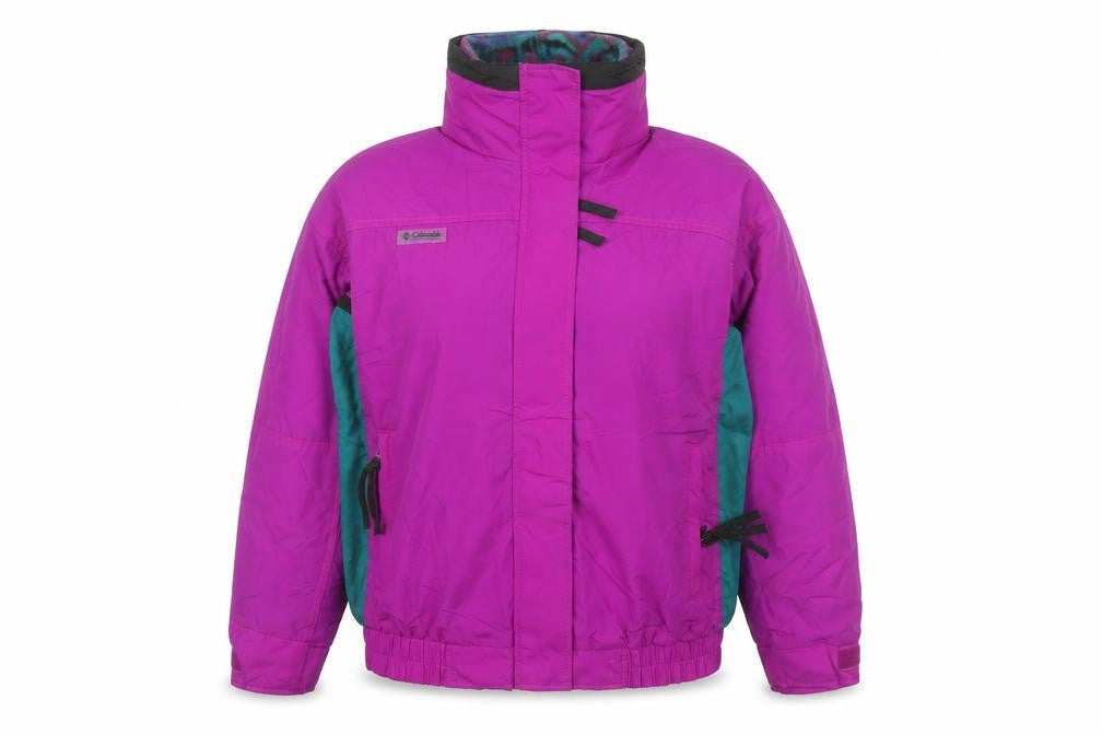 Columbia Women’s Purple Ski Jacket M Retro Bugaboo Waterproof Winter Coat