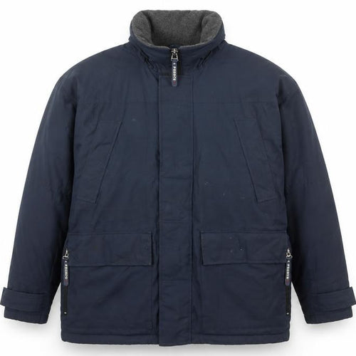 Pronto Men's Blue M Parka Jacket Polyester Lined Winter Coat