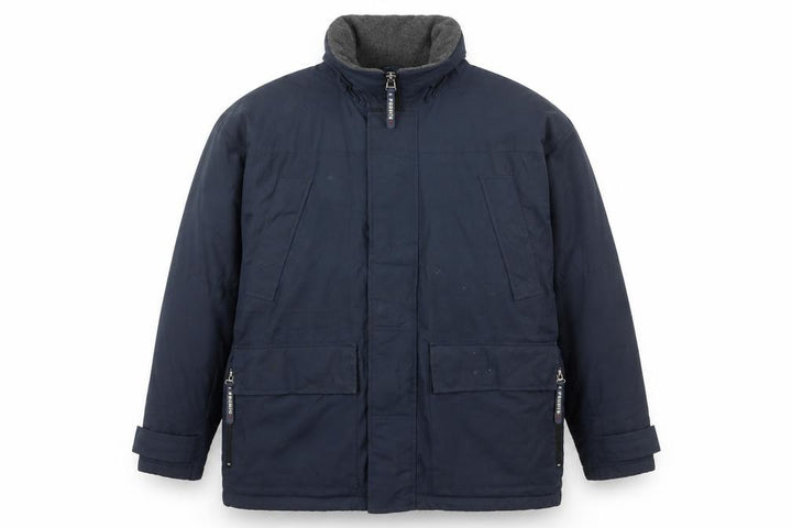 Pronto Men's Blue M Parka Jacket Polyester Lined Winter Coat