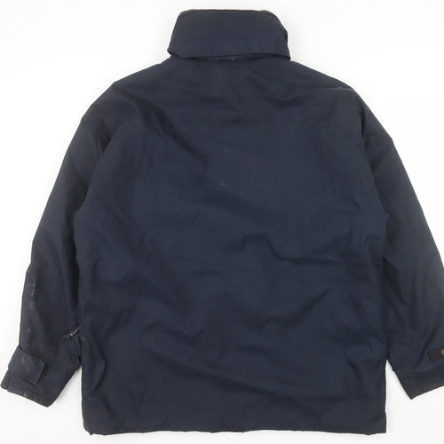 Pronto Men's Blue M Parka Jacket Polyester Lined Winter Coat