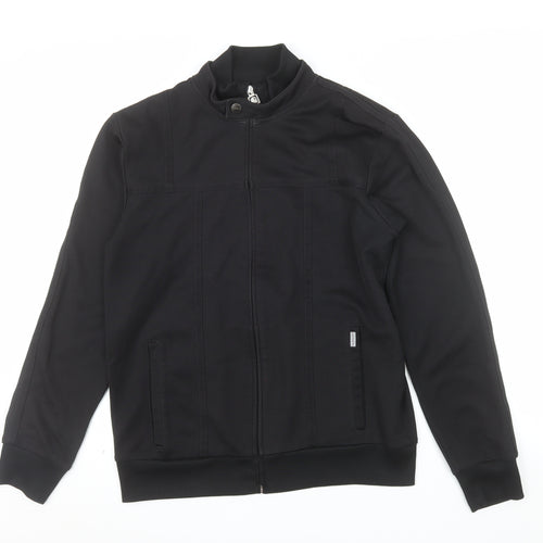 Carhartt Men's Black Bomber Jacket Size M Softshell Zip Workwear