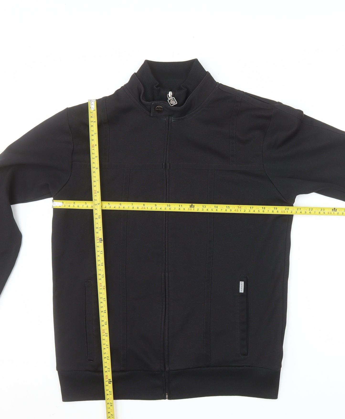 Carhartt Men's Black Bomber Jacket Size M Softshell Zip Workwear