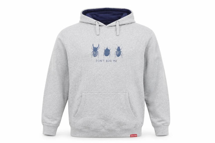 Eden Project Men's Grey XL Pullover Hoodie 'Don't Bug Me' Graphic