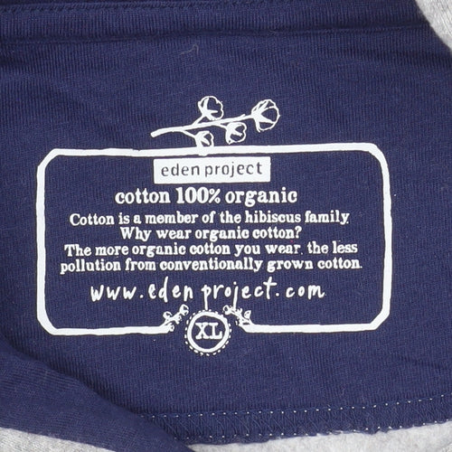 Eden Project Men's Grey XL Pullover Hoodie 'Don't Bug Me' Graphic