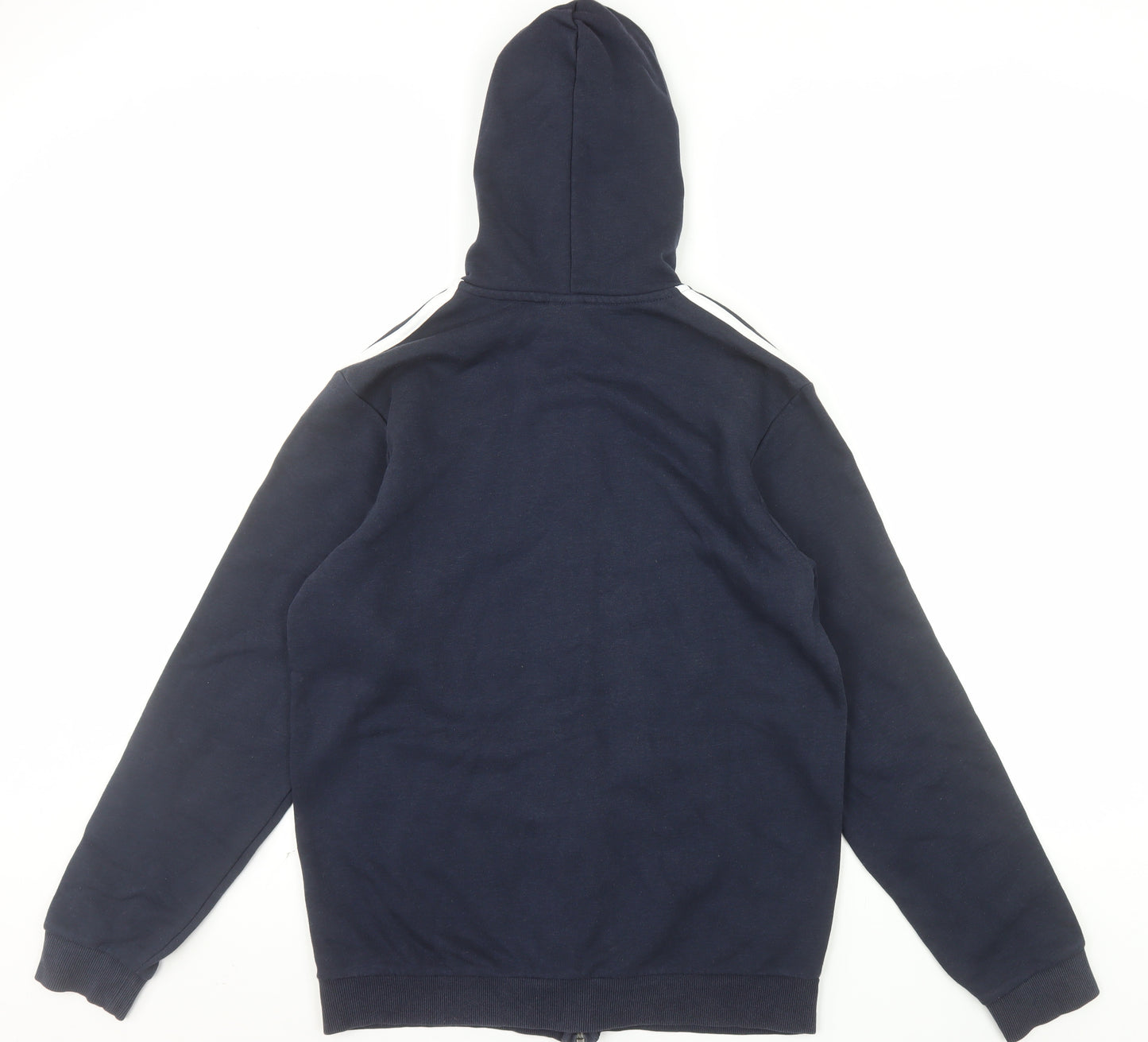 Adidas Men's Blue Full Zip Hoodie M Classic Sports Style