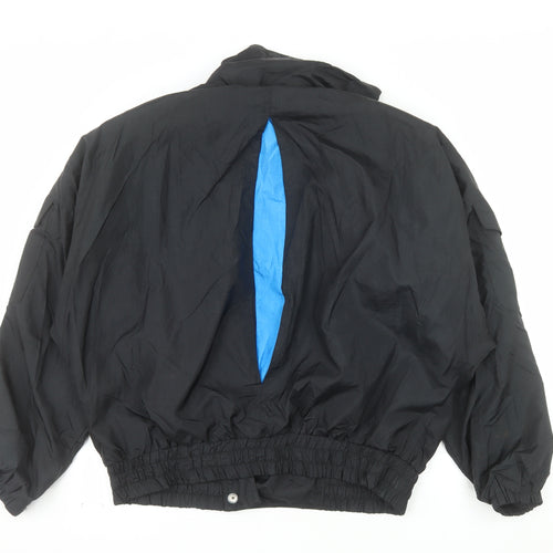 Kaotic by Andy Johns Men's Black M 90s Windbreaker Nylon Jacket