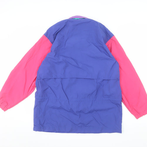 American Eagle Outfitters Women’s Multicoloured Nylon 90s Anorak Jacket Size S