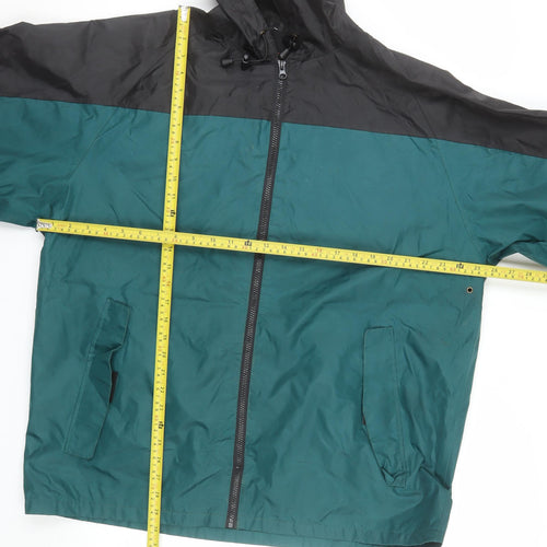 Viking Men’s Green Black XL Windbreaker Hooded Jacket