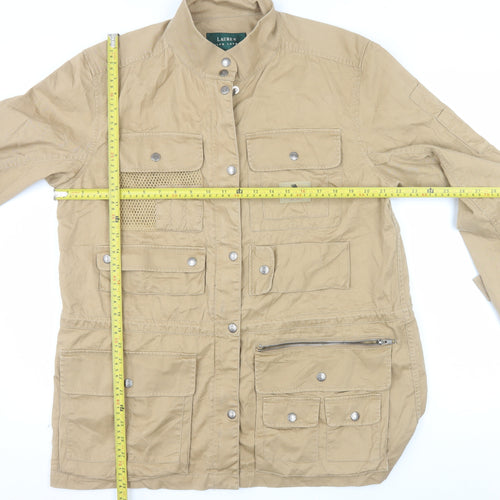 Ralph Lauren Men's Beige Cotton Military Field Jacket M Regular