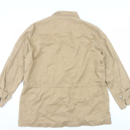 Ralph Lauren Men's Beige Cotton Military Field Jacket M Regular