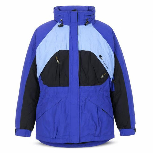 REI Women's Blue Ski Jacket Size M Waterproof Hooded Outdoor Coat