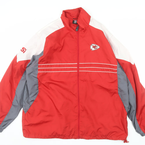 Reebok NFL Team Apparel Men's XL Red Track Jacket