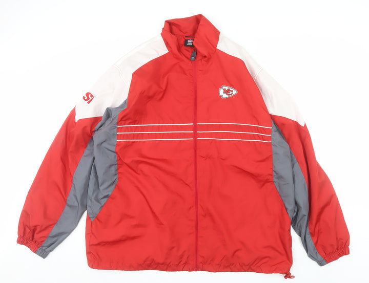 Reebok NFL Team Apparel Men's XL Red Track Jacket