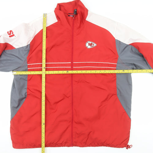 Reebok NFL Team Apparel Men's XL Red Track Jacket