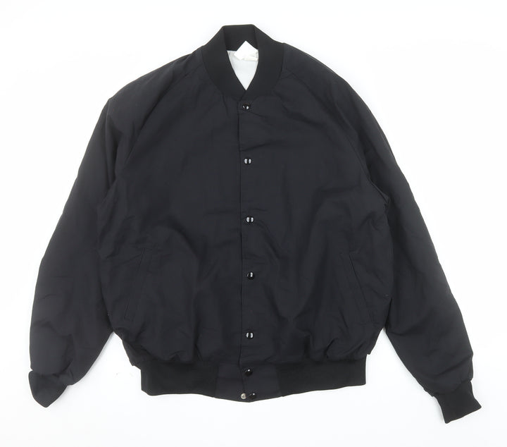 Taylor Jackets Men’s Black XL Varsity Bomber Music Tour Jacket