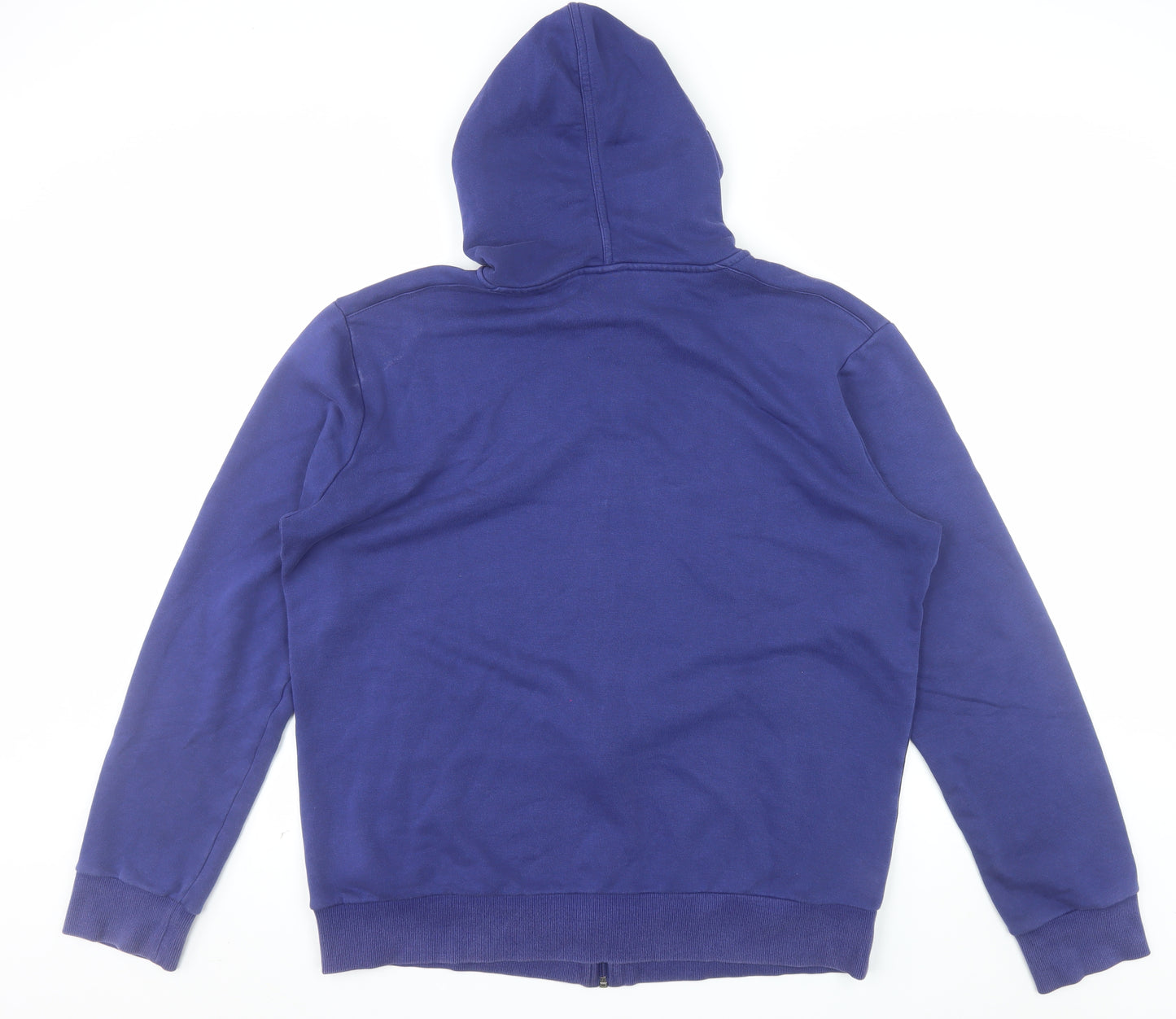 Umbro Men's Blue XL Full Zip Hoodie Derby Logo Sportswear