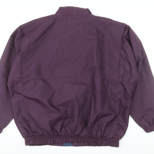 Summit by Trimark Men's Purple XXL Nylon Bomber Jacket