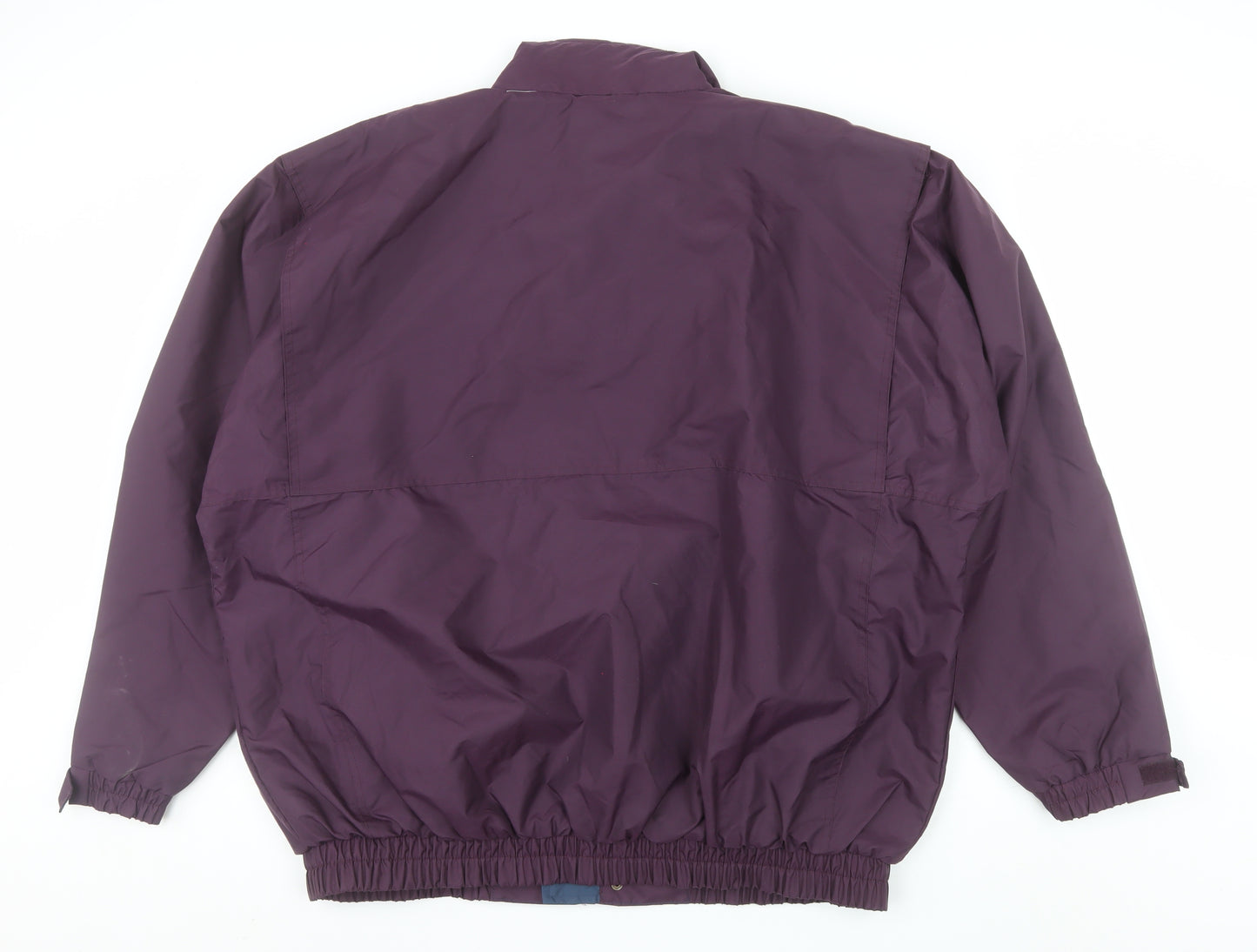 Summit by Trimark Men's Purple XXL Nylon Bomber Jacket