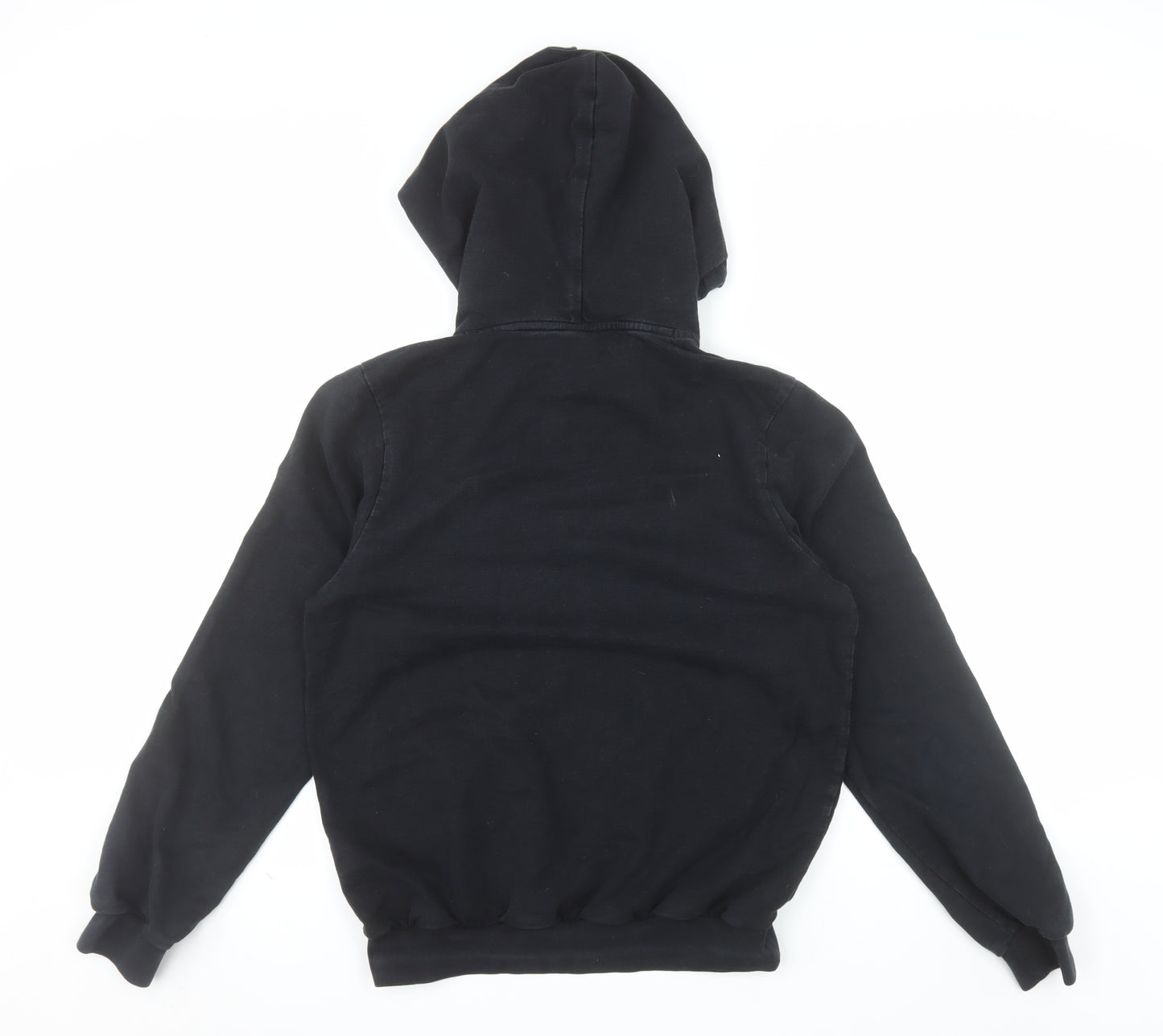 Paul & Shark Men’s Black Pullover Hoodie M Embroidered Yachting Cotton