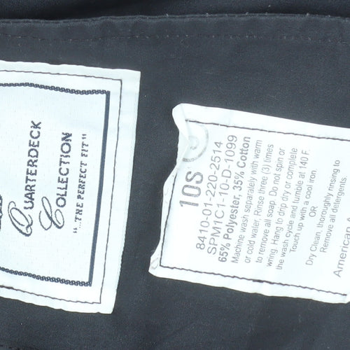 American Apparel Women's Black Long Trench Coat Size 10 Classic Style