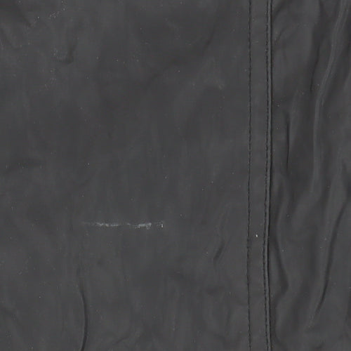 Rampage Womens Black Long Rain Coat Medium Water Resistant