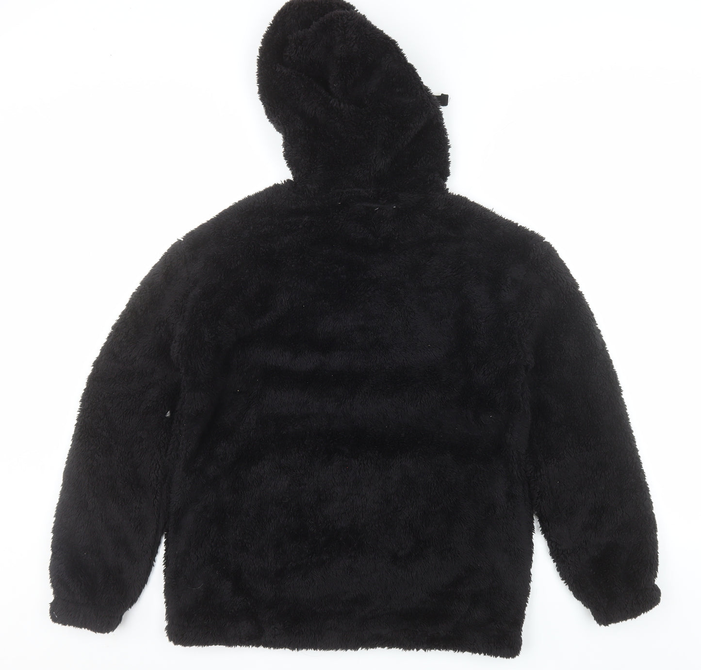 Aeropostale Womens Black Fleece Hoodie Size S Pullover Hooded Sweatshirt