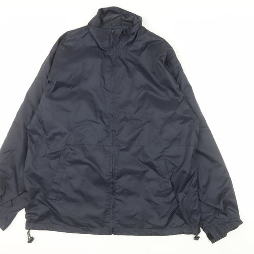 Brooklynn Fine Casuals Men's Navy Blue Windbreaker Jacket M