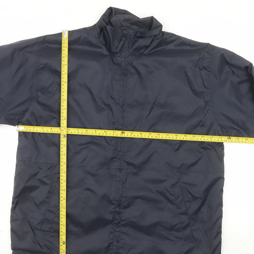 Brooklynn Fine Casuals Men's Navy Blue Windbreaker Jacket M