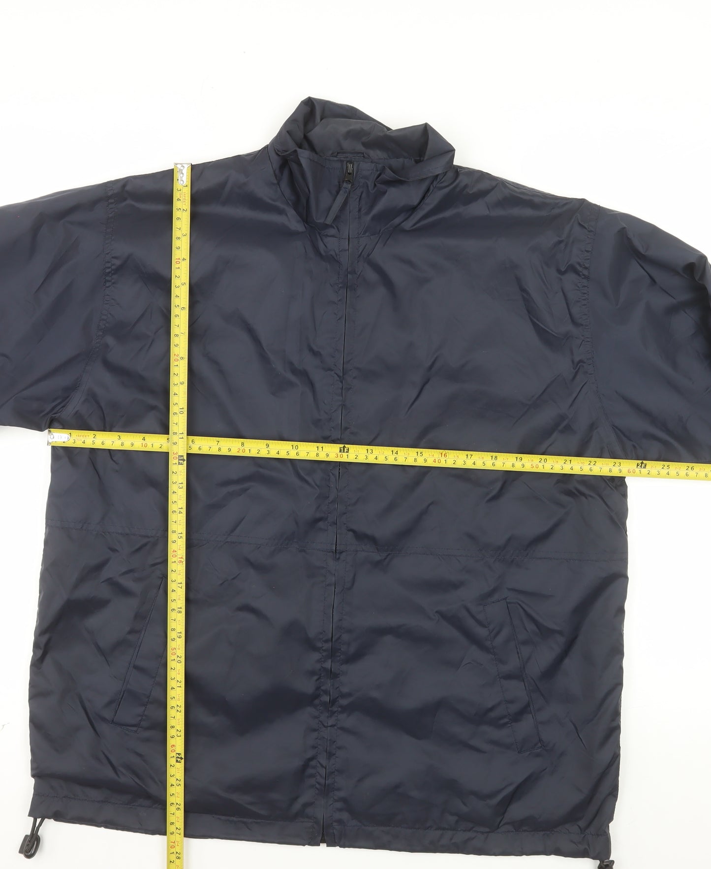 Brooklynn Fine Casuals Men's Navy Blue Windbreaker Jacket M