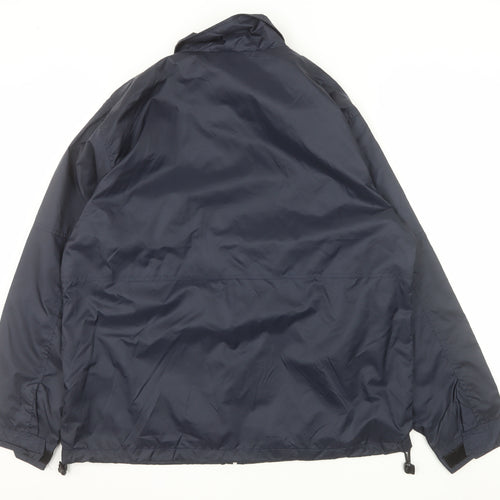 Brooklynn Fine Casuals Men's Navy Blue Windbreaker Jacket M