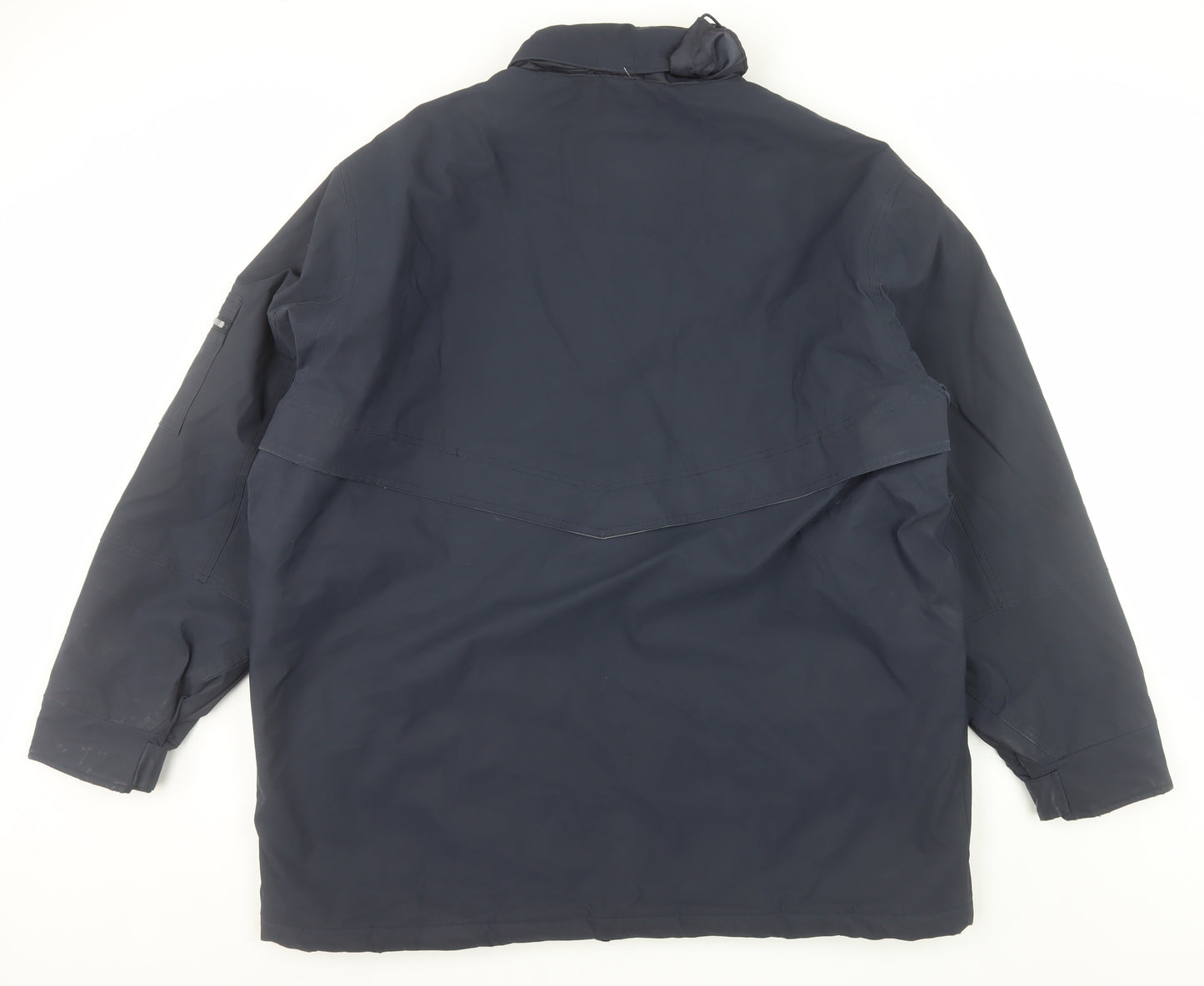 Parents Legend Men's Blue XL Parka Coat Full Zip Lined Water Resistant
