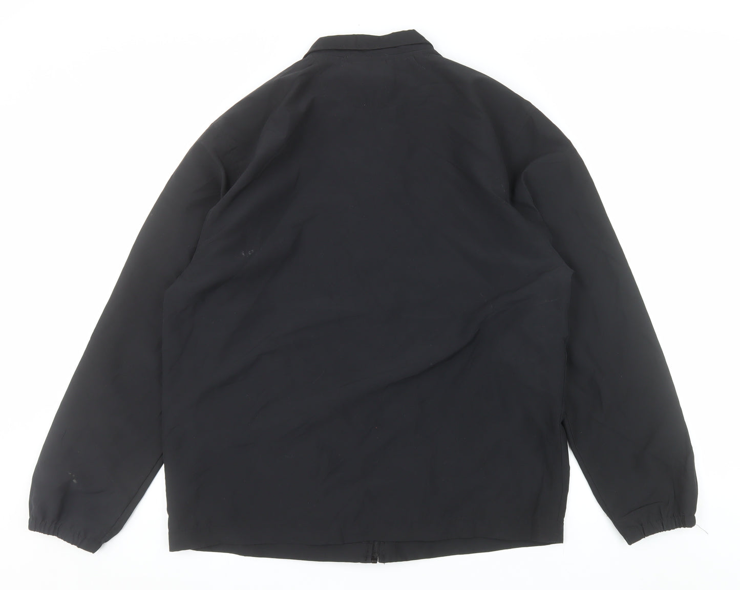 Greg Norman Men's Black M Basic Golf Jacket Full Zip Lightweight