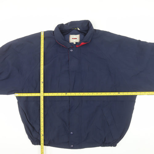 SK Design Men's Blue XL Nylon Bomber Jacket with Lining