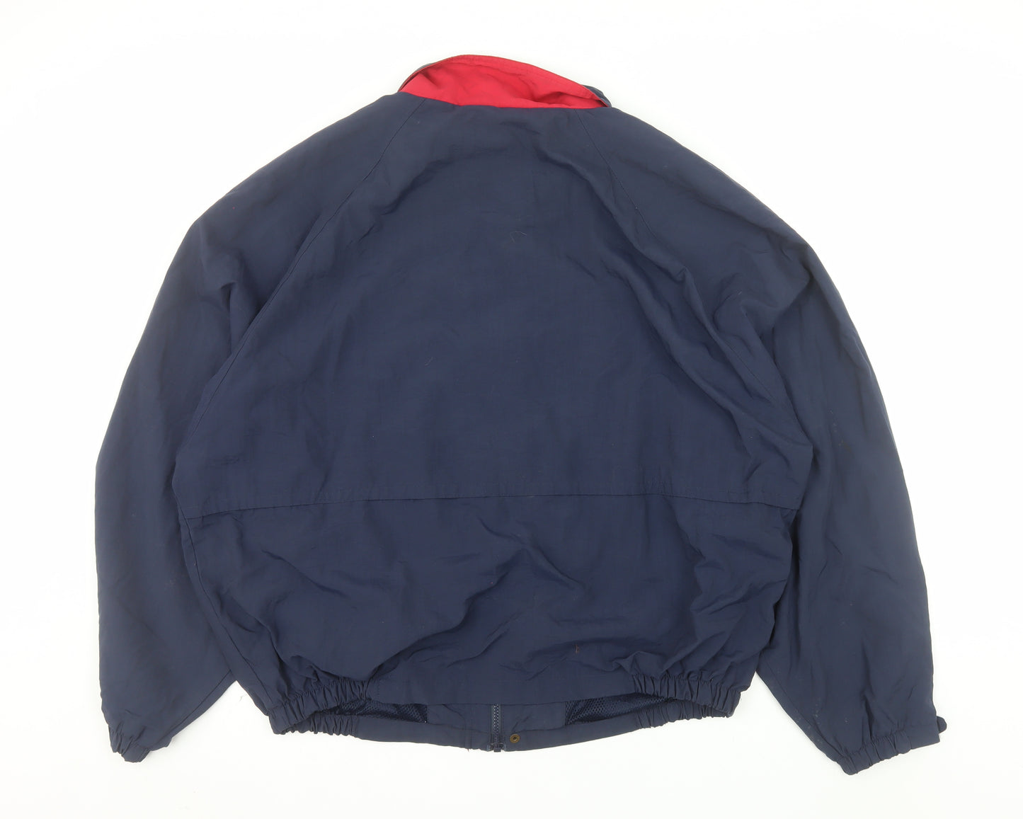 SK Design Men's Blue XL Nylon Bomber Jacket with Lining