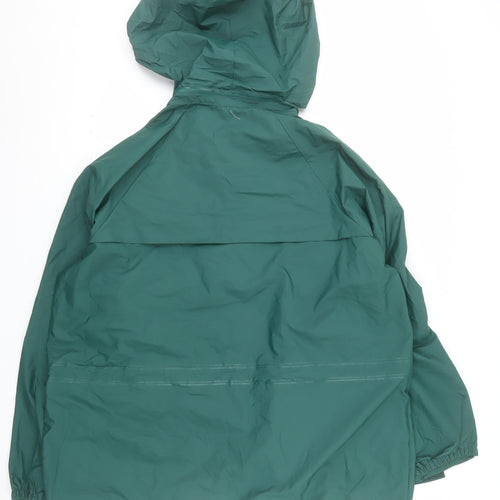 Stearns Men's Green XL Waterproof Rain Coat Hooded Jacket