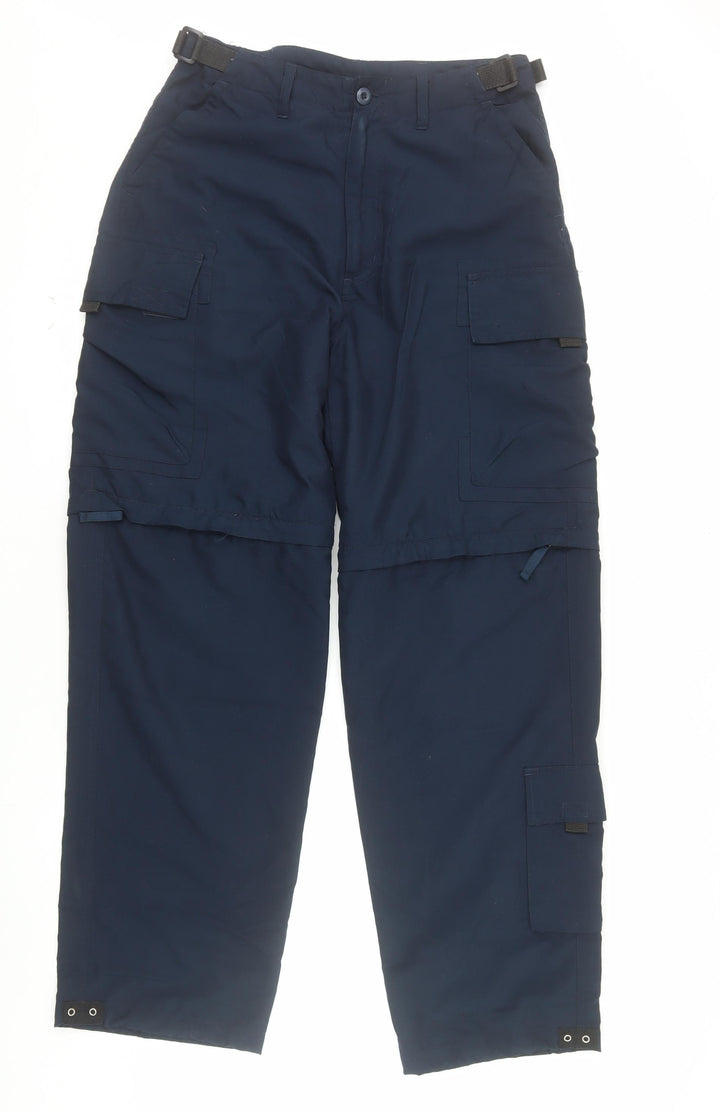 725 Originals Men's Blue Cargo Trousers S Polyester Winter Workwear