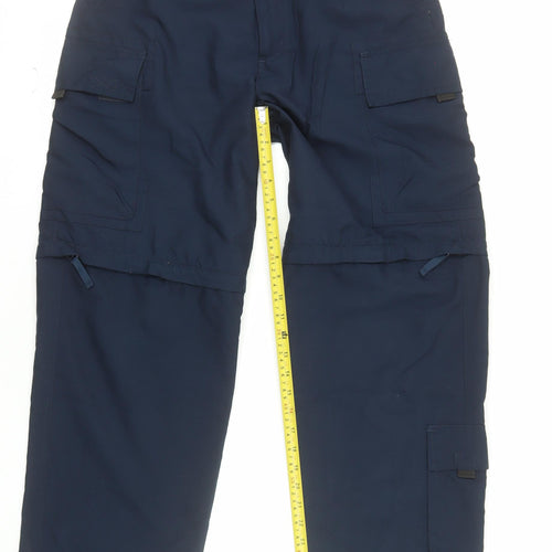 725 Originals Men's Blue Cargo Trousers S Polyester Winter Workwear